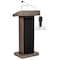 Oklahoma Sound Oklahoma Sound Orator Lectern with Wireless Handheld Mic, Ribbonwood 800X-RW/LWM-5 - alternate 9
